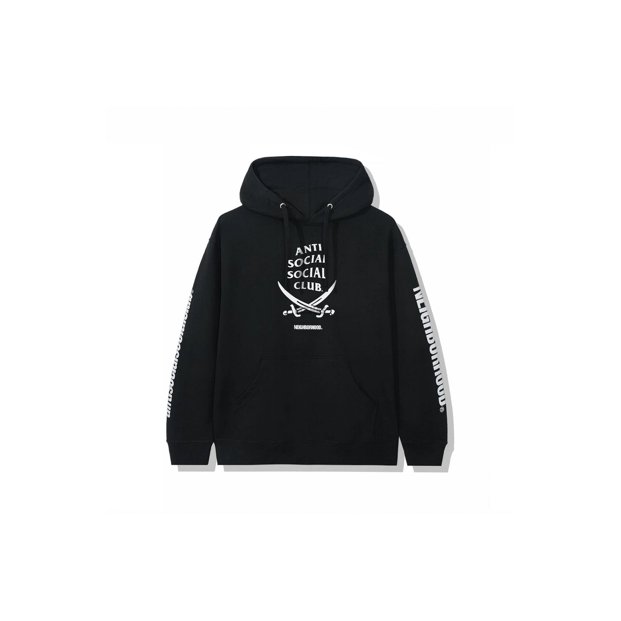 Anti Social Social Club x Neighborhood 6IX Hoodie Black 2020 - Streetwear Fashion Hooded Sweatshirt for Men & Women | Perfect for Urban Style, Casual Outfits and Street Fashion
