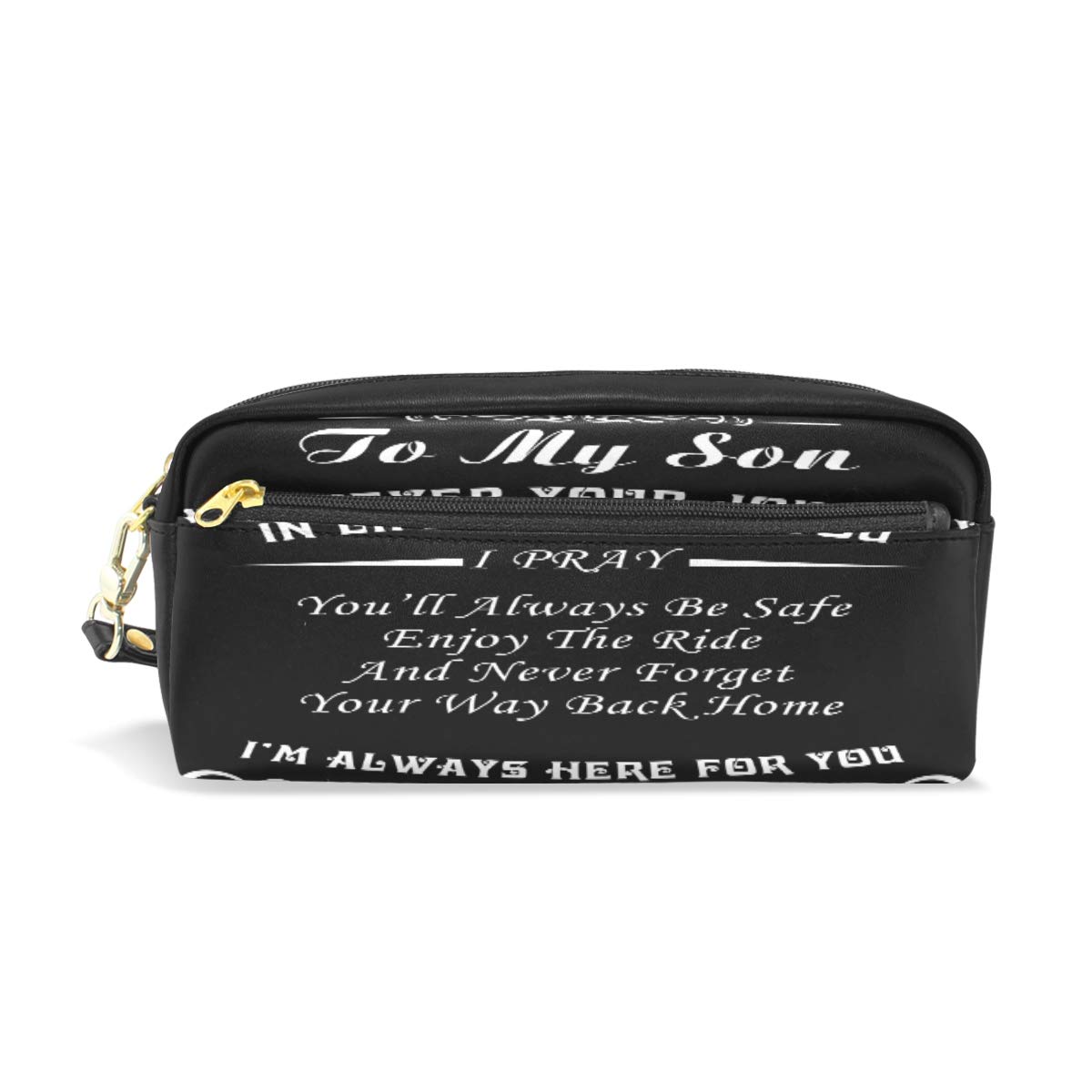 Premium PU Leather Pencil Case for School & Office - Large Capacity Pen Organizer, Stationery Pouch for Students, Makeup Bag for Cosmetics | Perfect for Boys, Girls & Travel