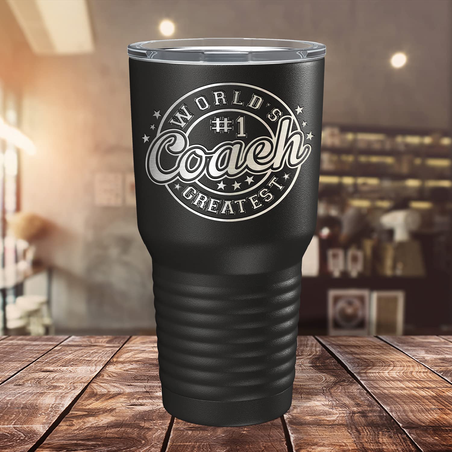 Premium 30 oz Black Matte Stainless Steel Insulated Travel Coffee Mug - Leak Proof Vacuum Insulated Tumbler for Hot & Cold Beverages - Perfect for Commuting, Camping, Office & Outdoor Adventures