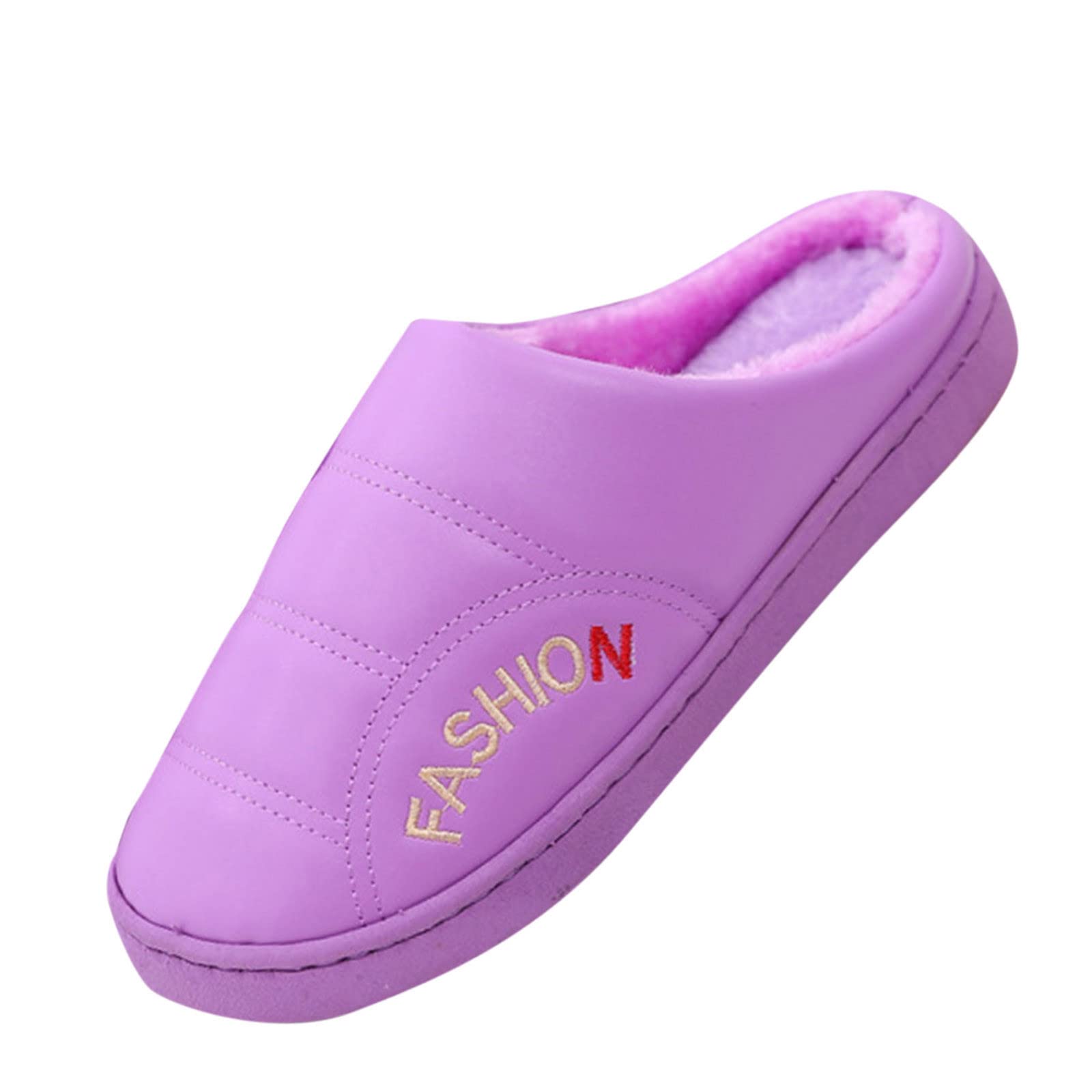 Valentine's Day Slippers for Women & Men - Soft Leather House Slippers with Memory Foam - Cozy Indoor/Outdoor Comfort for Couples, Gifts & Relaxation at Home