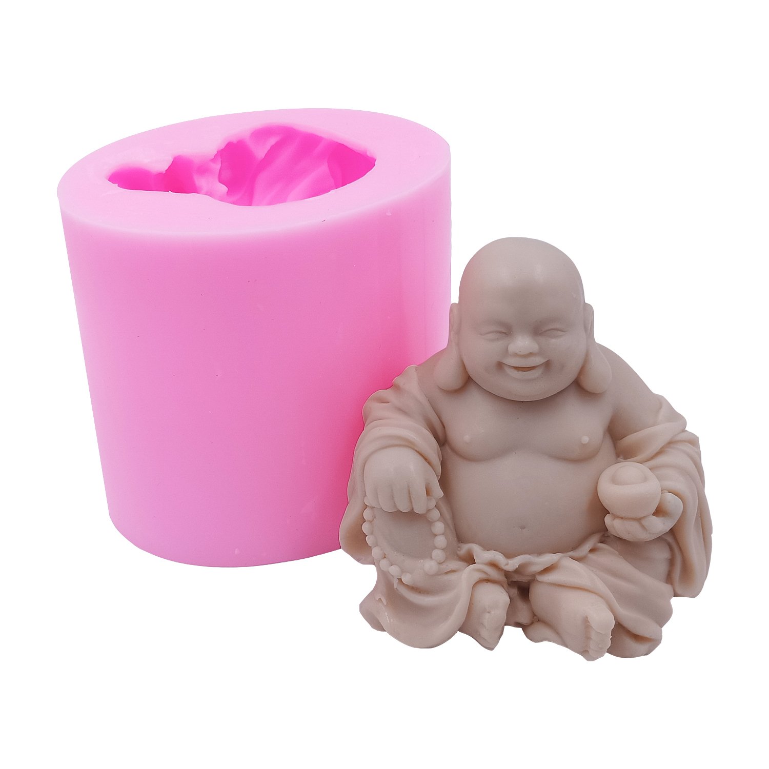 Buddha Silicone Soap Molds for DIY Candle Making, Resin Art, and Handmade Crafts - Perfect for Home Decor, Spa Gifts, and Meditation Spaces