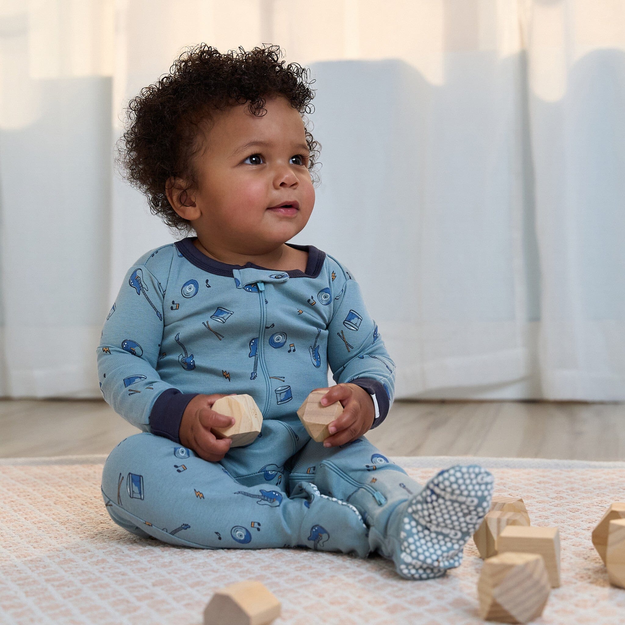4 Pack Baby & Toddler Boys' Musical Snug Fit Footed Pajamas - Soft Cotton Sleepwear for Playtime & Bedtime