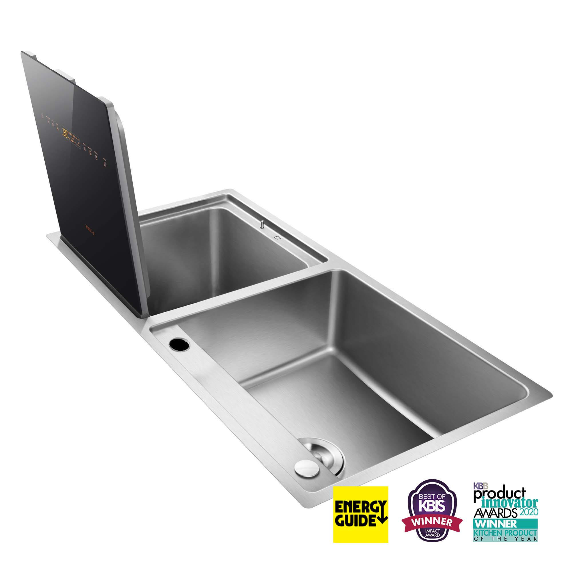 2 in 1 In-Sink Dishwasher | SD2F P3 Model | Compact Countertop Dishwasher for Small Kitchens, Apartments & RVs | Space-Saving Dish Cleaning Solution