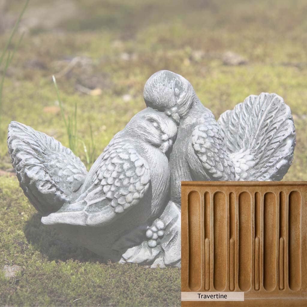 Campania International Dove Small Pair Garden Statue - Elegant Outdoor Decor for Patio, Yard & Garden - Perfect for Wedding, Anniversary & Home Decoration Gifts