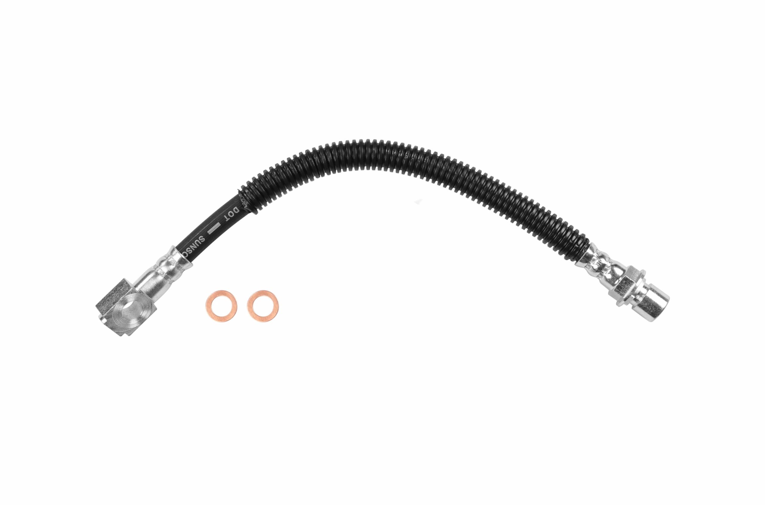 Sunsong 2204177 Brake Hydraulic Hose - High Performance Replacement for Trucks & SUVs - Durable DOT Approved Brake Line - Perfect for Off-Roading & Heavy-Duty Towing