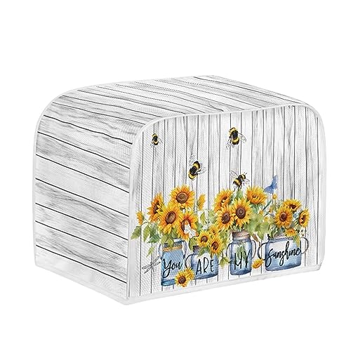 Sunflower Vase Wood Grain