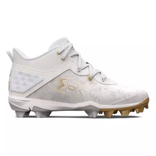 Under Armour Men's UA Harper 8 Mid RM Baseball Cleats - Lightweight & Durable Baseball Shoes for Men with Mid-Cut Ankle Support | Perfect for Baseball, Softball & Field Sports Training
