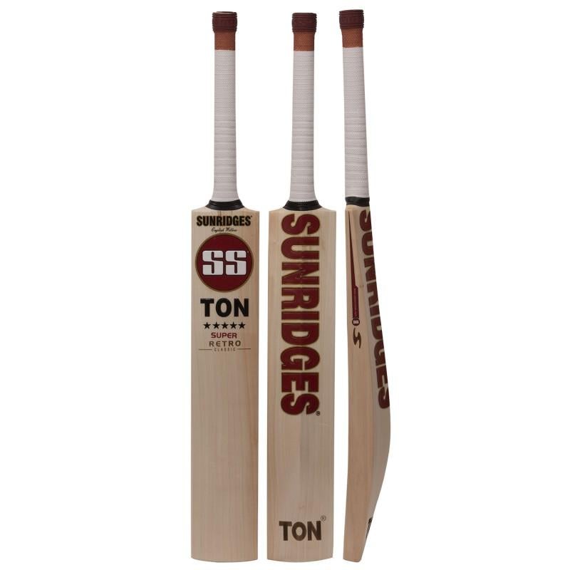 Premium SS Retro Super English Willow Cricket Bat - Handcrafted for Professional Players - Perfect for Matches, Training & Backyard Practice