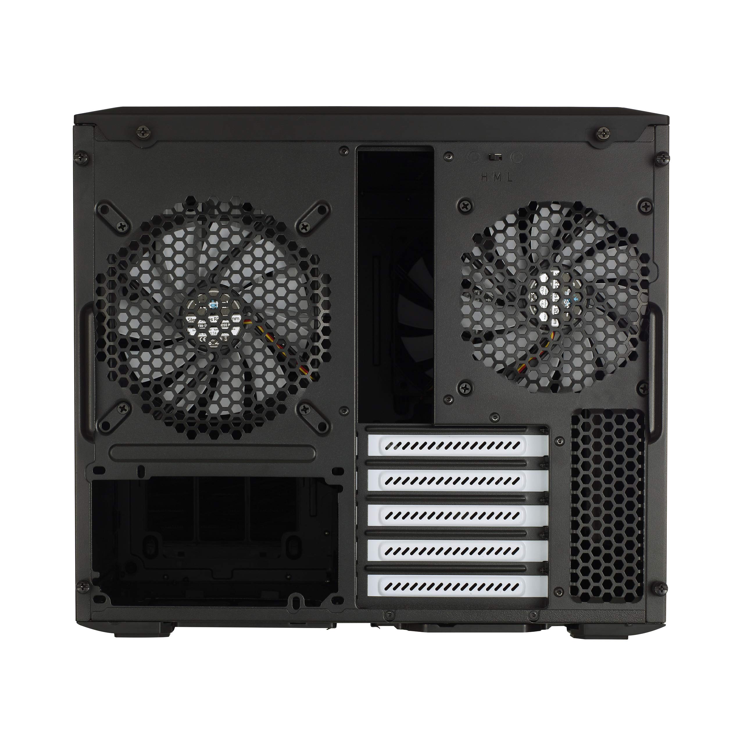 Fractal Design Node 804 Black Micro ATX Computer Case - Compact Cube PC Chassis for Gaming & Home Theater Systems