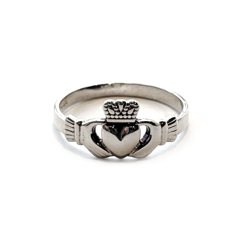 Authentic Irish Women's Claddagh Ring - Sterling Silver Love Friendship Loyalty Ring - Perfect for Weddings, Anniversaries & Gifts