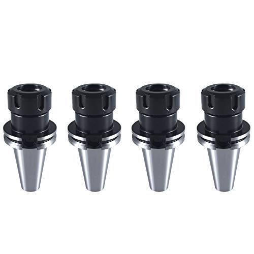 Mingdun 4pcs CAT40 ER32 Collet Chuck Taper Holder for CNC Milling Machine - 70mm (2.76