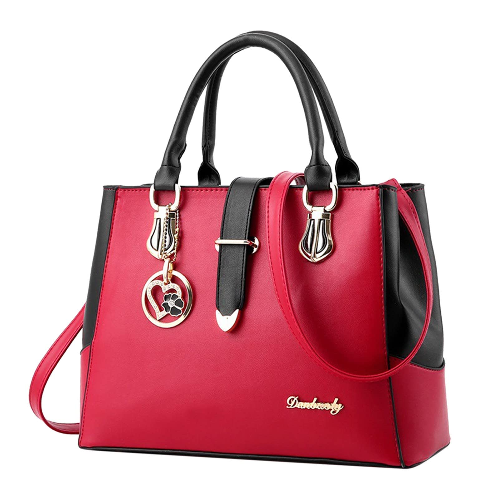 XIAwenYUAN Women's Fashion Leather Messenger Bag - Large Capacity Casual Shoulder Handbag for Work, Travel & Daily Use