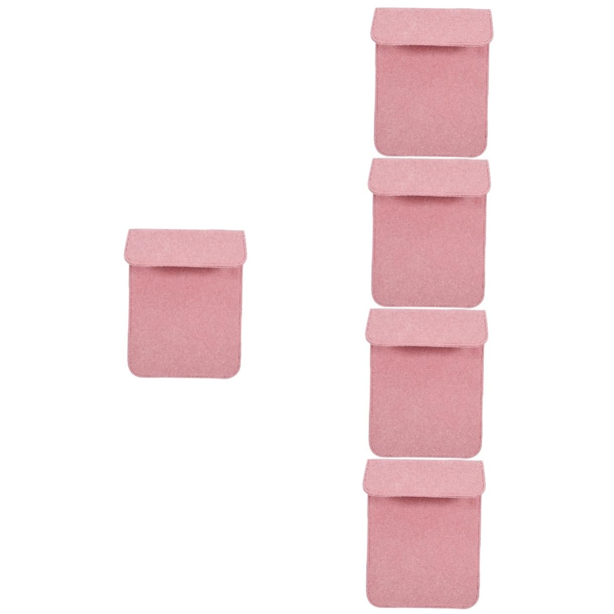 Uonlytech 5-Pack PU Leather Protective Case for Kindle E-Reader & Electronic Books - Pink | Waterproof Cover for Reading, Travel & Daily Use