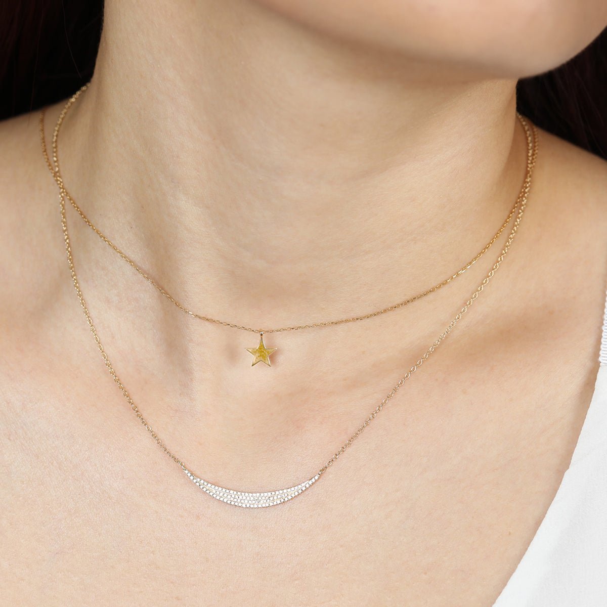 14k Yellow Gold Lucky Star Necklace - Perfect for Birthdays, Anniversaries & Everyday Elegance