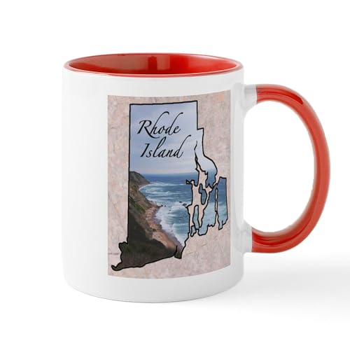 White/Red Inside - Rhode Island Mugs