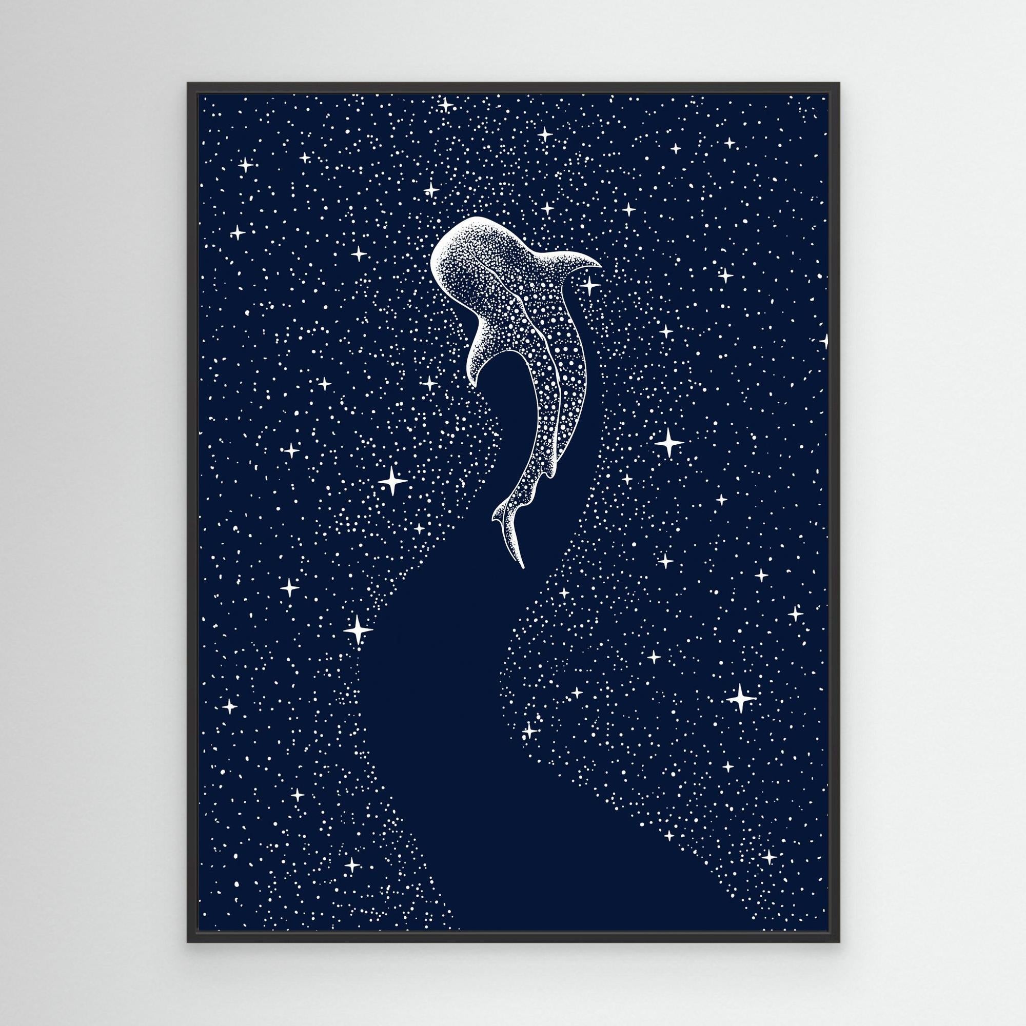 Star Eater by Alirıza Çakir - Premium Canvas Art Print | Space Themed Wall Decor for Living Room, Bedroom & Office