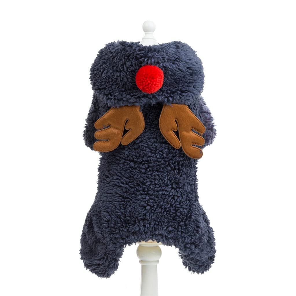 Funny Dog Clothes Winter Pet Coat Jacket Jumpsuit - Warm Small Dog Clothing for Christmas, Halloween & Parties - Cozy Puppy Costume for Outdoor Walks & Indoor Playtime