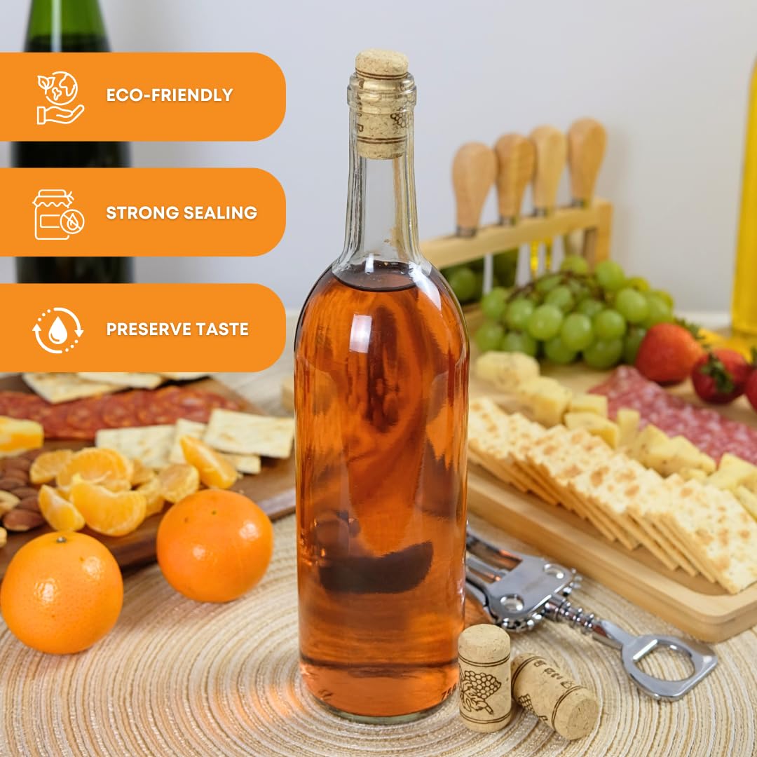 Premium #9 Straight Wine Corks - 1000 Pack | 15/16