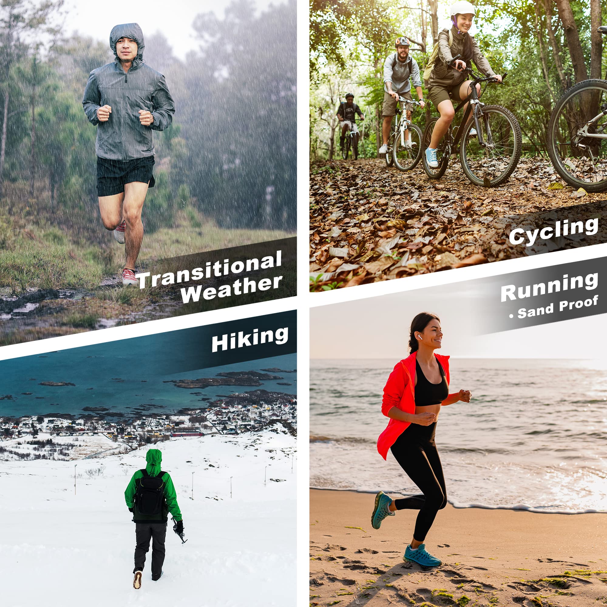 DRYMILE Waterproof Wool Socks for Men & Women - Winter Thermal Hiking Socks for Camping, Fishing, Skiing - Warm Moisture-Wicking Crew Socks for Outdoor Activities in Cold Weather