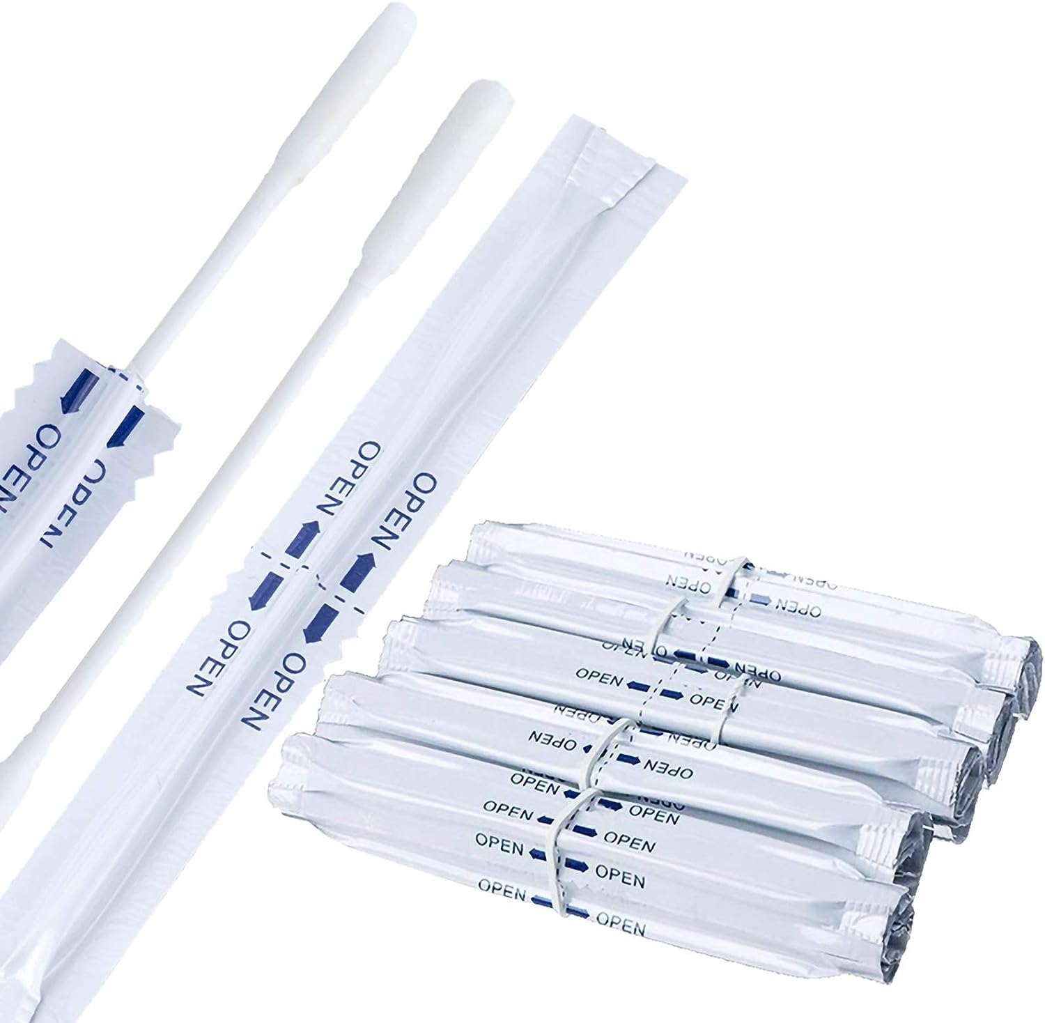60 Pcs IQOS Cleaning Sticks - Dual Head Alcohol Cotton Swabs for IQOS 2.4/2.4 Plus/3.0 Duo/Lil/LTN/HEETS/GLO - Perfect for Removing Oil Residue & Maintaining Heater Performance - Essential Accessories for Vape Device Care & Maintenance