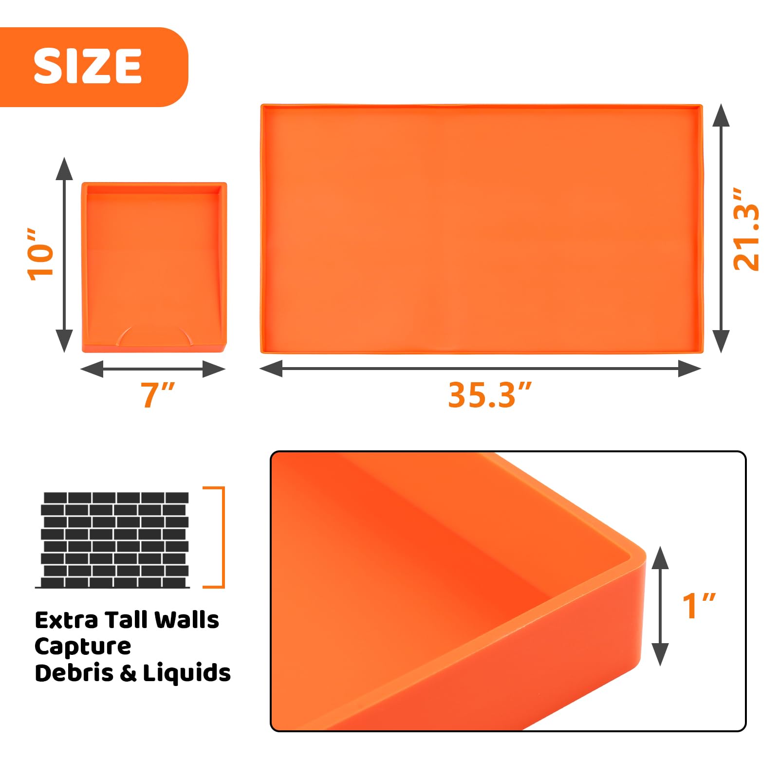 Utheer 36 Inch Heavy Duty Food Grade Silicone Griddle Mat with Spatula Mat for Blackstone Griddle - All Season Cooking Protective Grill Cover - Perfect for Outdoor BBQ, Camping & Backyard Cooking