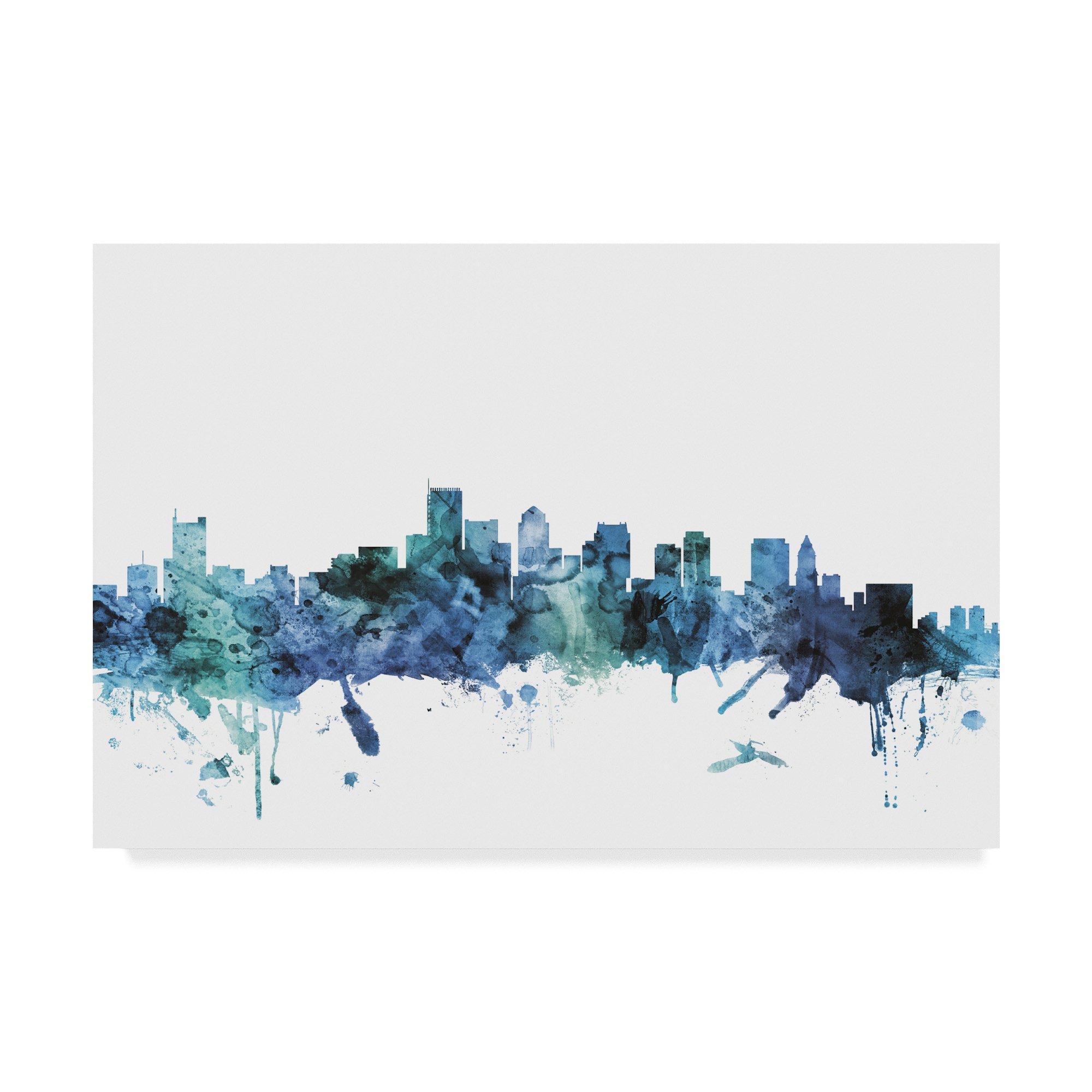 Trademark Fine Art Michael Tompsett Canvas Print - Multicolor Abstract Wall Art for Living Room, Bedroom & Office Decor