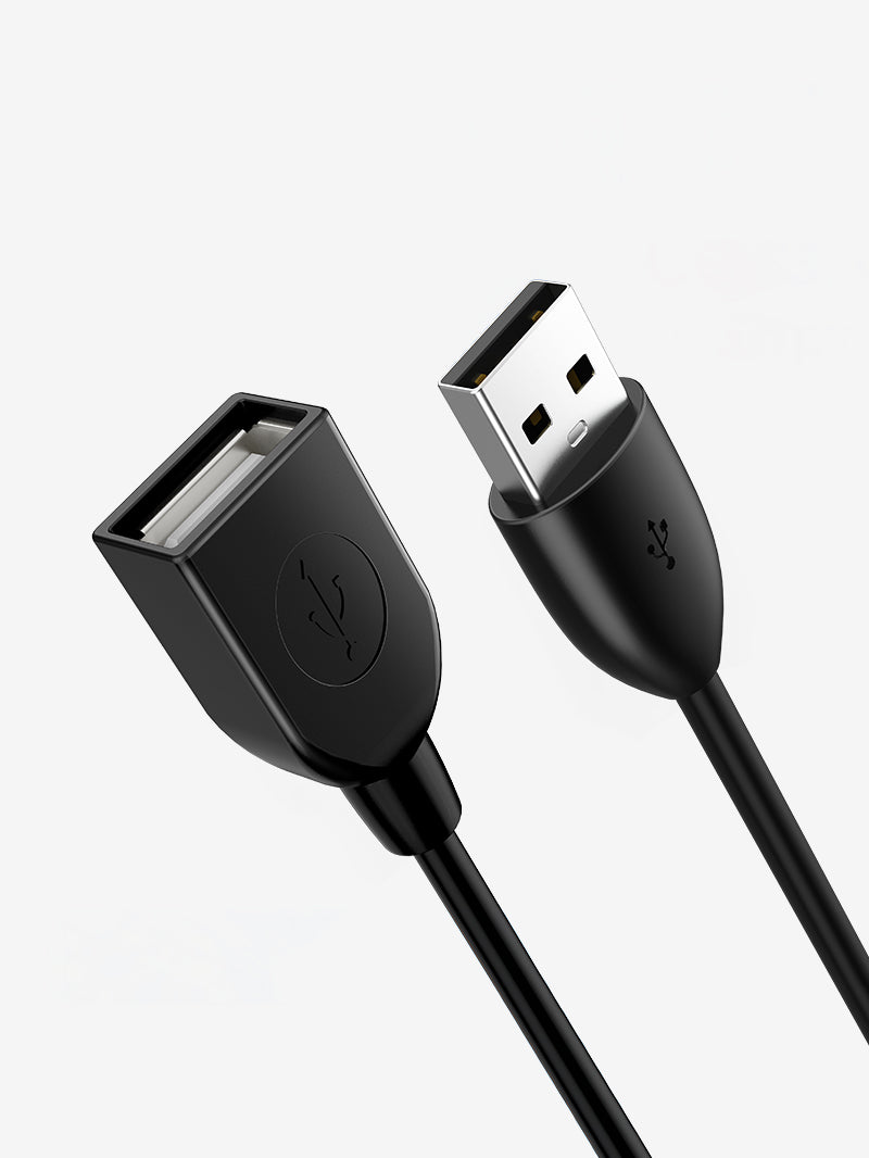 USB 2.0 A Male to A Female Extension Cable 2M/3M - High Speed Data Transfer for Computer, Printer, Scanner & Home Office Setup
