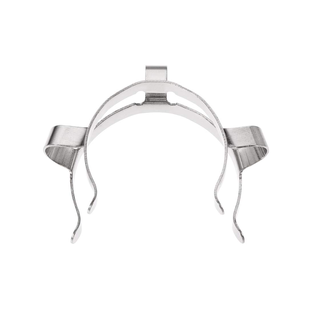 uxcell 34mm Glass Taper Joint Clip Clamp - Silver Laboratory Connector for Chemistry Lab Equipment | Perfect for Distillation, Condenser & Glassware Assembly