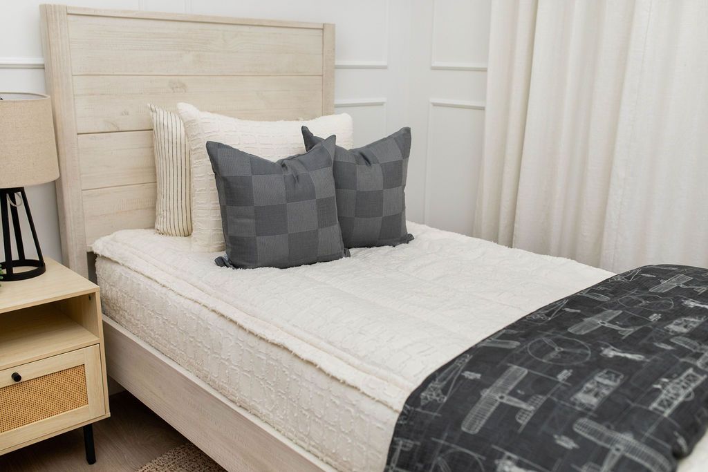 Premium Ace Medium Pillow Cover - Soft & Breathable Cotton Pillowcase for Bedroom Decor - Perfect for Home, Hotel, or Airbnb Styling