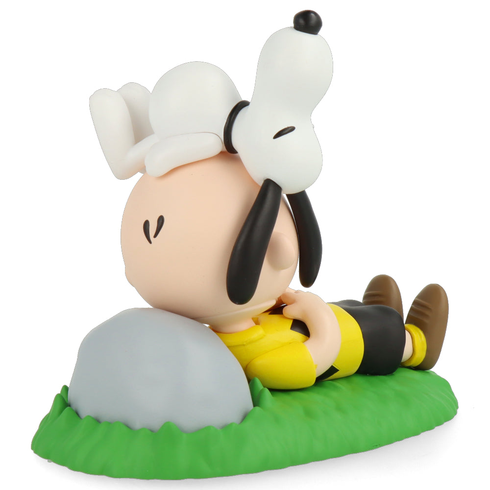 Peanuts Series 13 Napping Charlie Brown & Snoopy Collectible Figurine - UDF Vinyl Statue for Home Decor, Office Display, and Gift for Peanuts Fans
