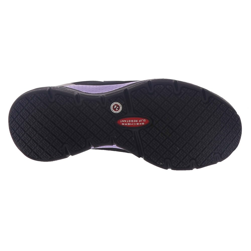 Skechers Women's Arch Fit SR - Evzan Slip Resistant Work Shoes for Nurses, Waitresses & Healthcare Professionals - Comfortable & Supportive for Long Shifts