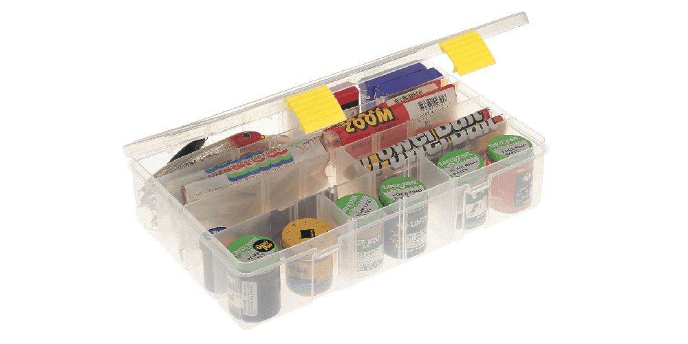 Plano Prolatch Stowaway Deep 3700 Tackle Box - Waterproof Fishing Organizer with Adjustable Dividers for Lures, Hooks & Gear - Perfect for Bass, Trout & Saltwater Fishing Trips