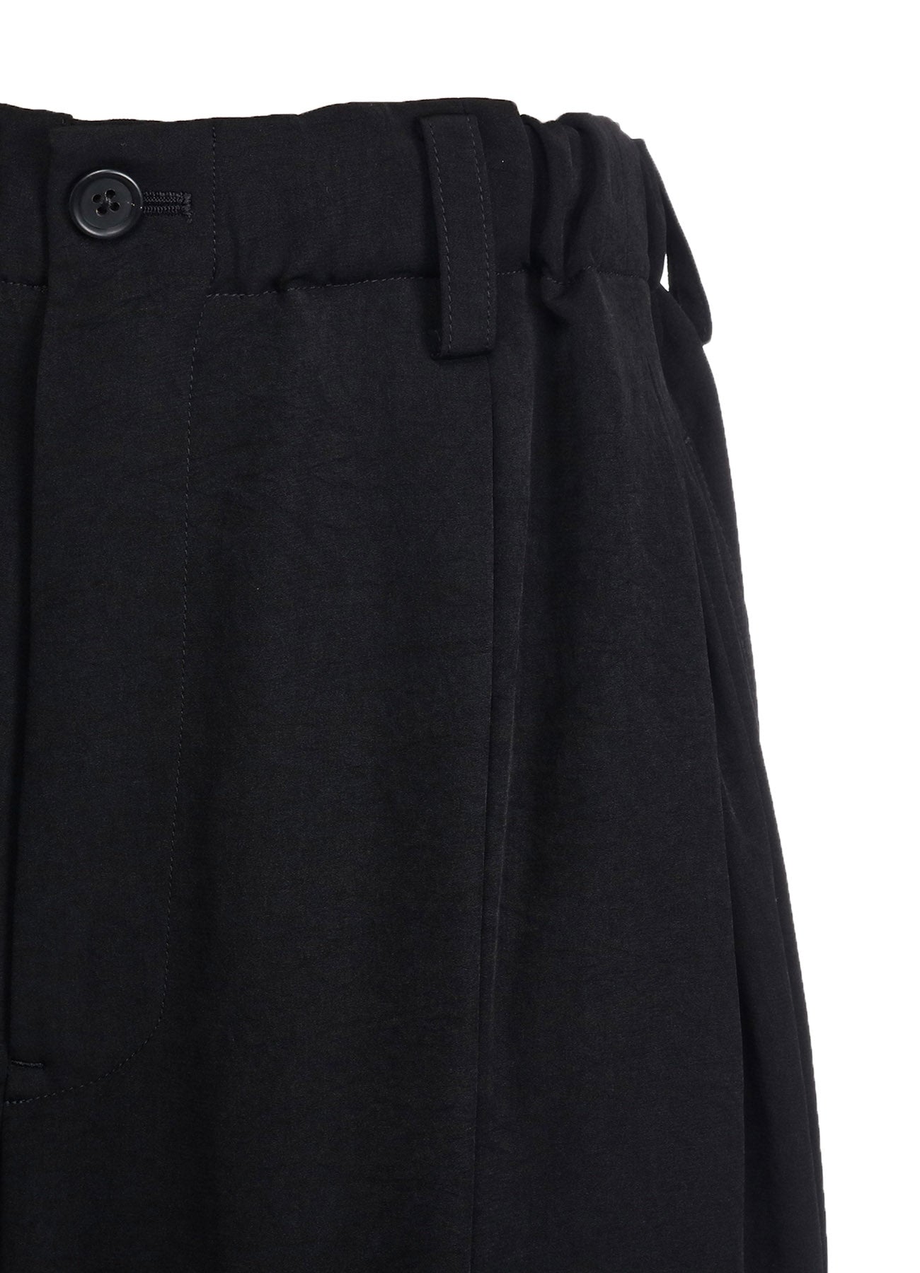 Stylish Crepe de Chine Cropped Wide Pants with Gusseted Flap Pockets - Comfortable & Trendy Women's Casual Pants for Work, Travel & Everyday Wear