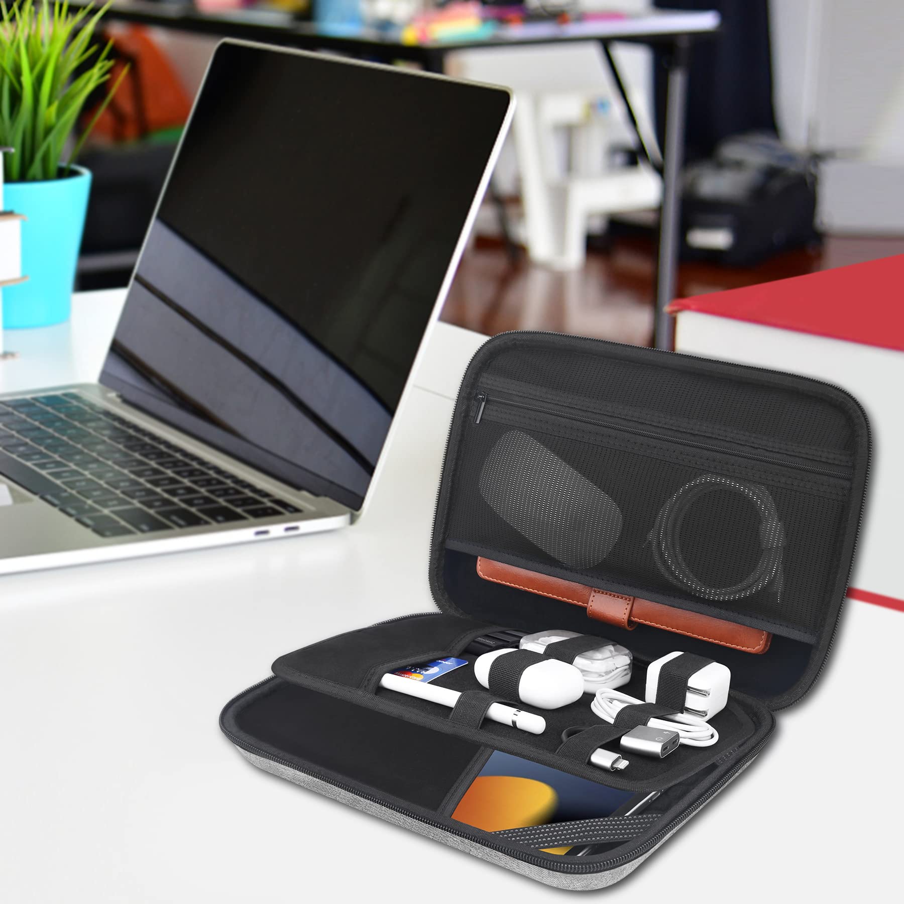 Lacdo 11 Inch Hard Tablet Sleeve Case - Compatible with iPad Pro M4/Air M3 M2/A16, 10.9