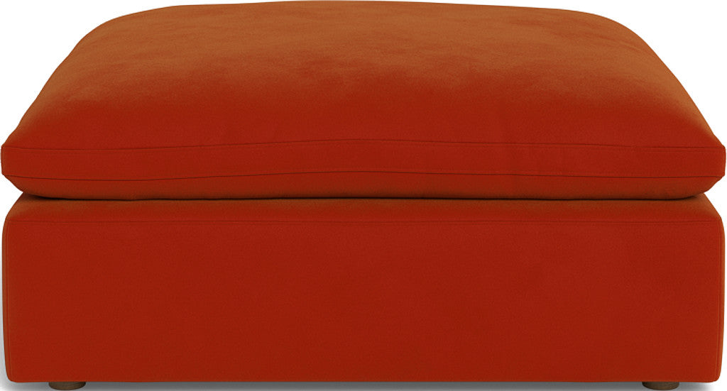 Fluffy Ottoman Stool - Soft Plush Footrest Pouf for Living Room, Bedroom, Nursery - Perfect for Relaxing, Decorating & Extra Seating