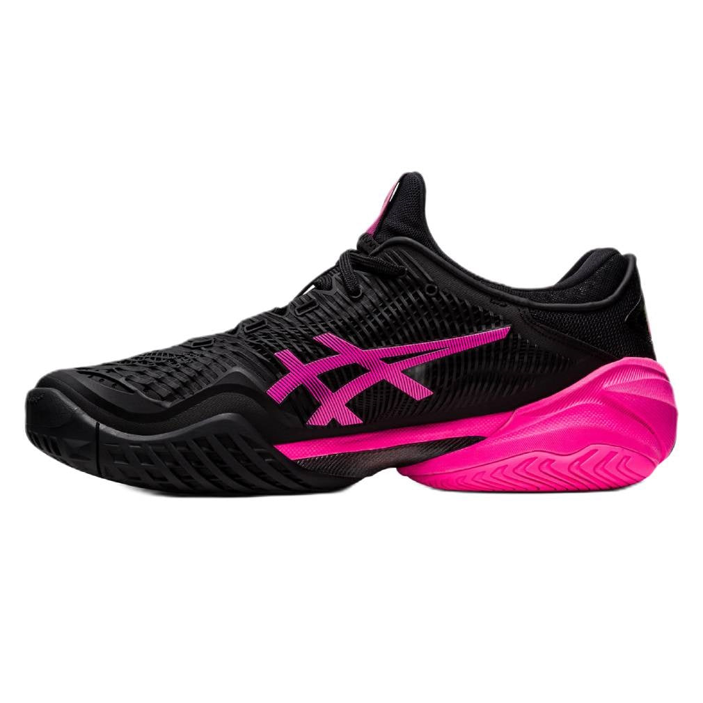 ASICS Court FF 3 Men's Tennis Shoes - Black/Pink - High-Performance Indoor & Outdoor Court Shoes for Competitive Play & Training