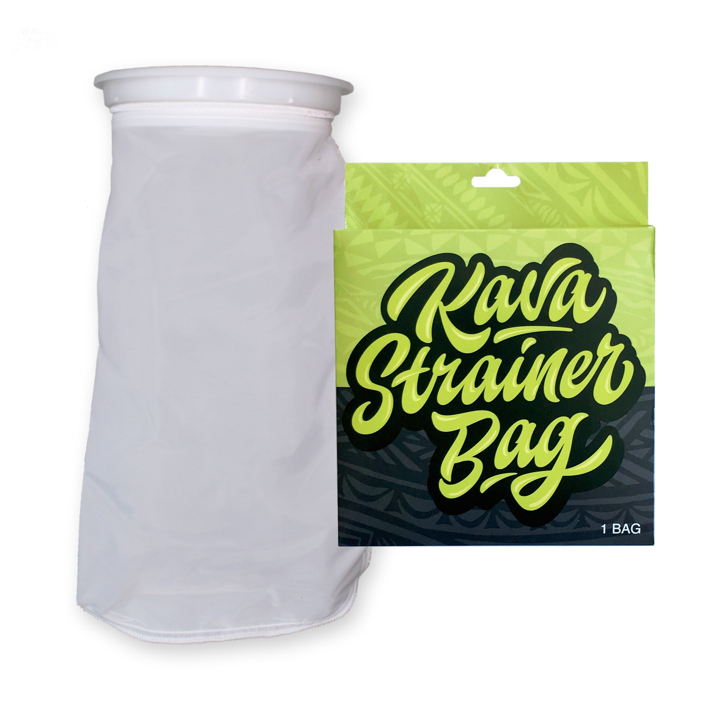 Premium Commercial Grade Kava Strainer Bag by Kavafied - 100% Organic Cotton Filter for Traditional Kava Preparation - Perfect for Home Brewing, Ceremonial Use & Relaxation