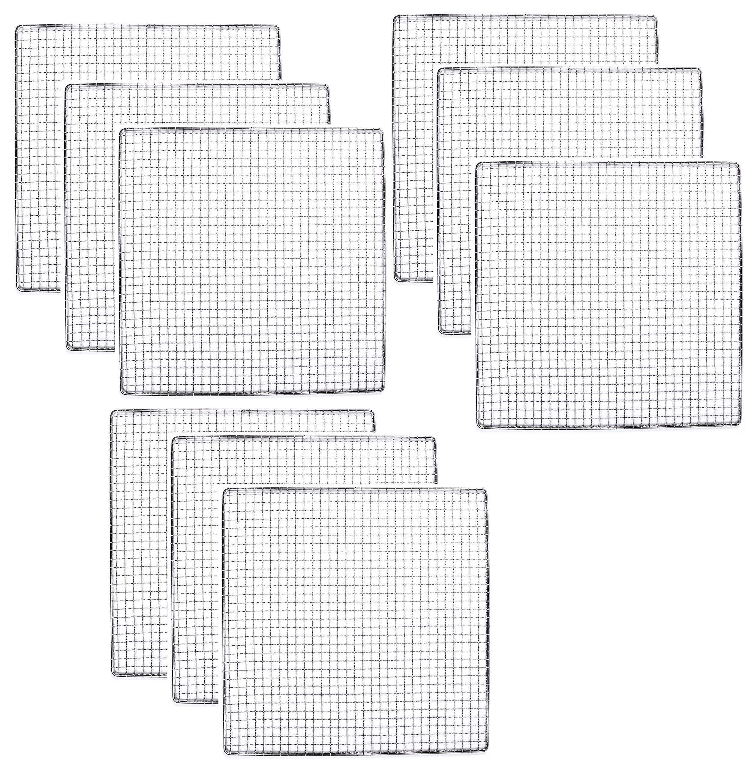 9-Pack Excalibur Dehydrator Stainless Steel Tray Replacement - Food Grade Mesh Shelves for Fruits, Jerky & Herbs | Durable Upgrade for Food Preservation & Healthy Snacks