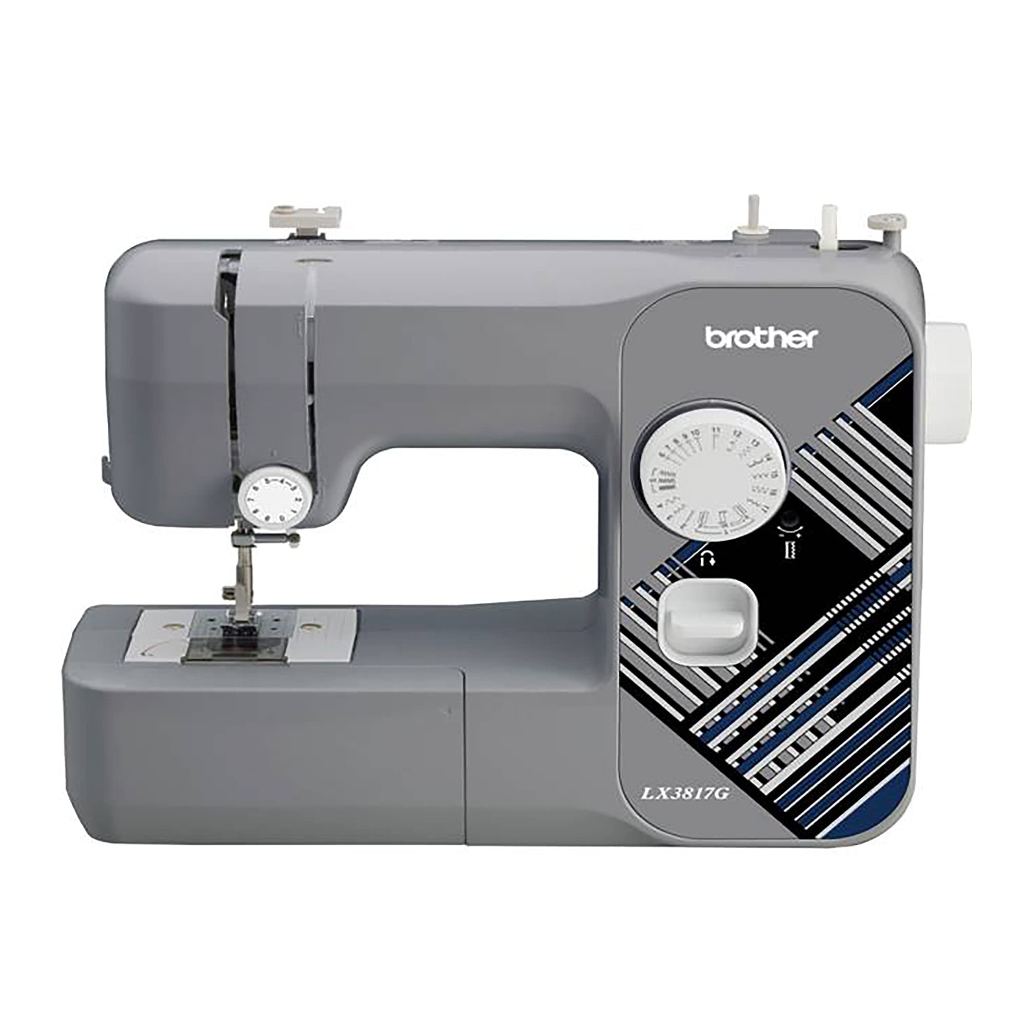 Brother RLX3817G 17-Stitch Sewing Machine (Gray) - Renewed | Perfect for Home Use, DIY Projects & Clothing Repairs