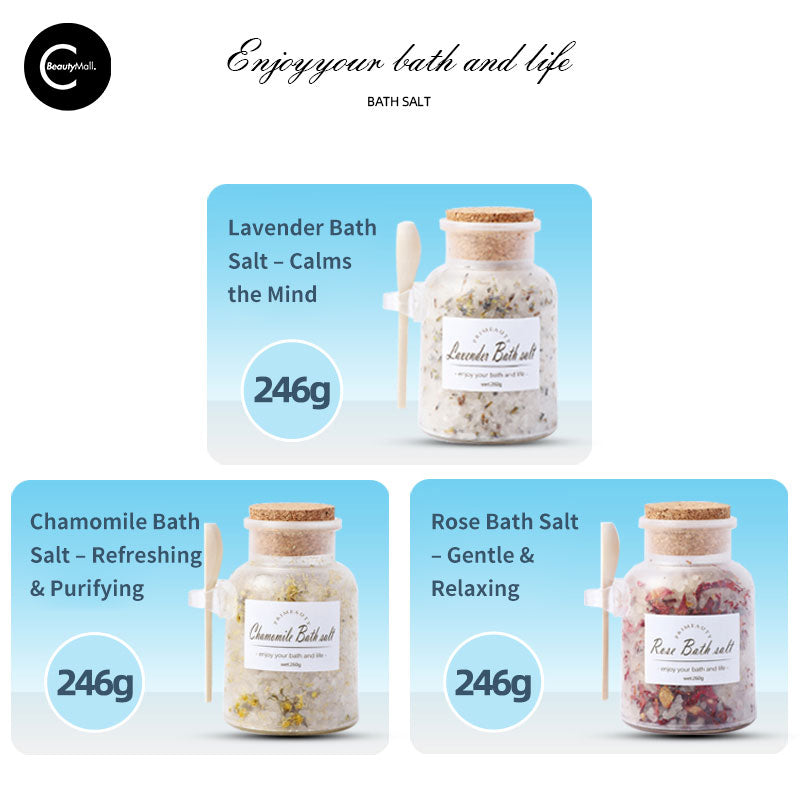 BathQueen Luxury Bath Salts - Relaxing Epsom Salt Soak with Essential Oils for Stress Relief & Muscle Recovery | Perfect for Spa Nights & Self-Care Routines