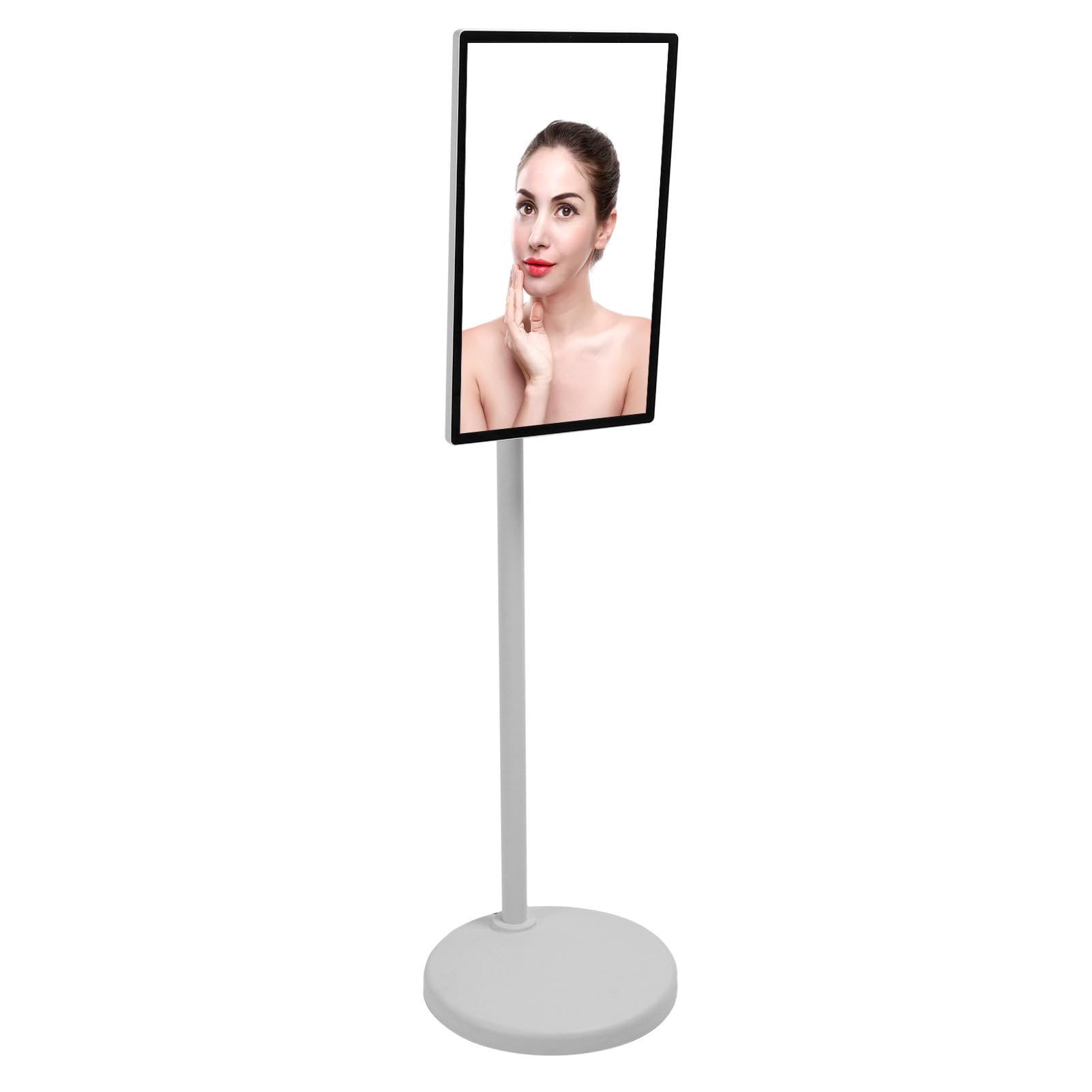 24 Inch Standing Smart TV with Touch Screen - Portable Wireless Projection Monitor for Home & Office | Strong Decoding, HD Display for Streaming, Gaming & Presentations