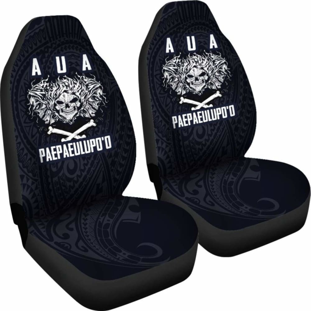 Premium American Samoa Polynesian Car Seat Covers - Breathable & Durable Aua Paepaeulupo'O Design (Model 105905) for SUVs, Trucks & Sedans - Perfect for Road Trips & Tropical Climate Protection