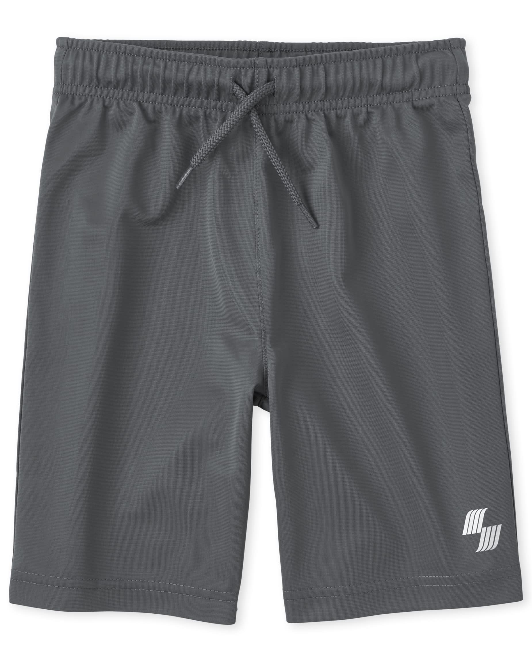 The Children's Place Boys' Athletic Basketball Shorts - Breathable Mesh Gym Shorts for Kids Sports & Play - Perfect for Basketball, Running, and School PE Classes