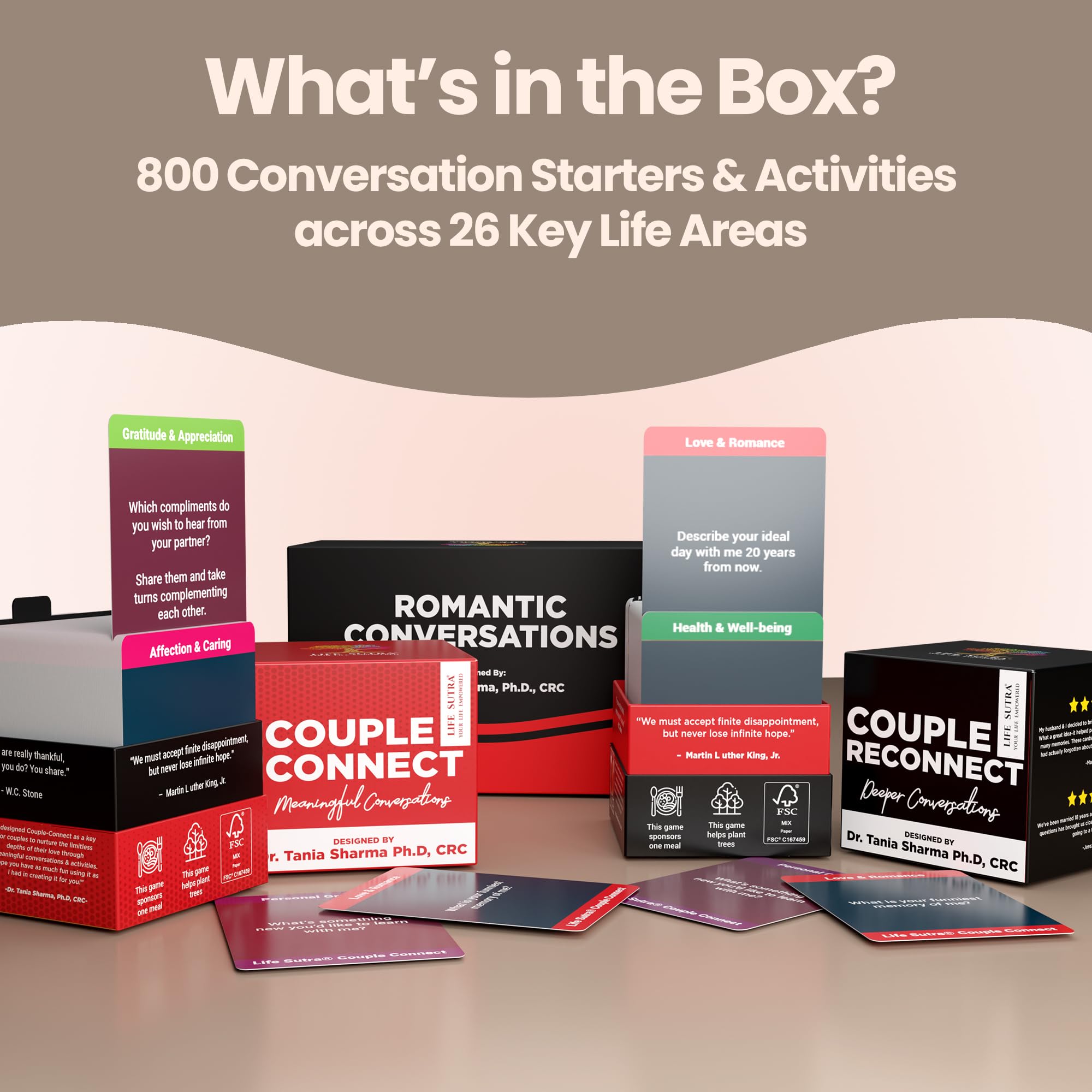 Romantic Couples Card Games for Adults - 800 Fun Activities & Deep Conversation Starters - Relationship Building Games for Married & Dating Couples - Perfect for Date Nights, Anniversaries & Valentine's Day Gifts