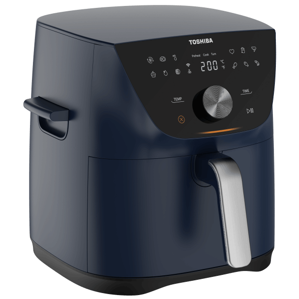 7.4L Air Fryer with Rapid Air Technology - Healthy Oil-Free Cooking for Family Meals, Snacks & Crispy Foods - Perfect for Home Kitchen, Small Apartments & Quick Meals