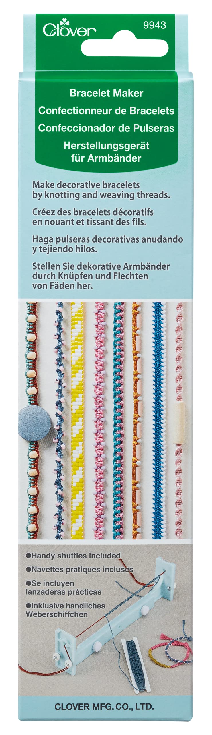 Clover Bracelet Maker Kit - DIY 4 Leaf Clover Charm Bracelet Making Set for Women & Teens - Perfect for Gifts, Parties & Craft Projects