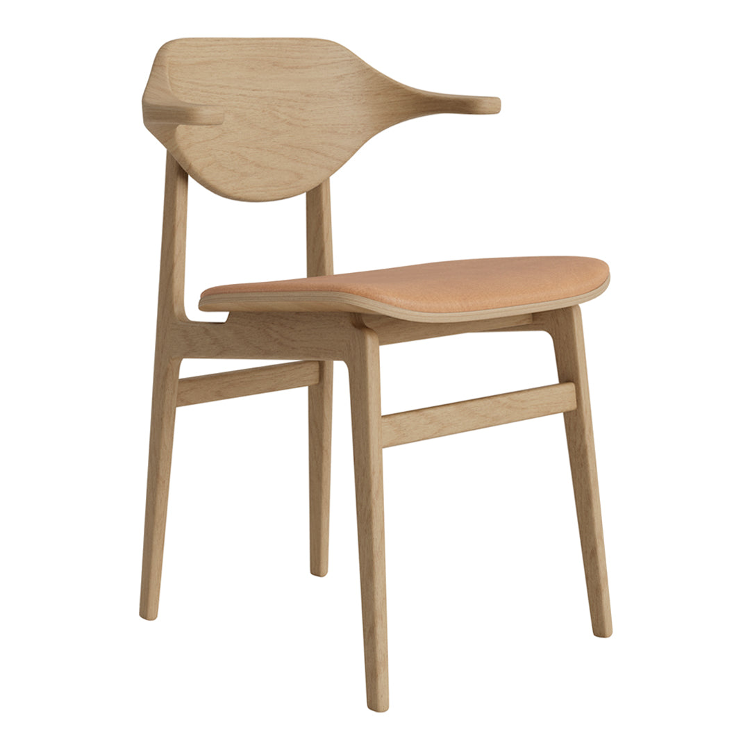 Bufala Dining Chair - Upholstered Seat for Kitchen, Dining Room & Office - Comfortable Modern Furniture for Home & Restaurant Use