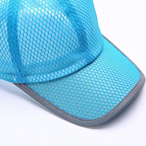 Breathable Mesh Baseball Cap for Women & Men – Summer Sport Hat by Famous Stars and Straps – Fitted Sky Blue Design – Perfect for Running, Hiking, and Outdoor Activities