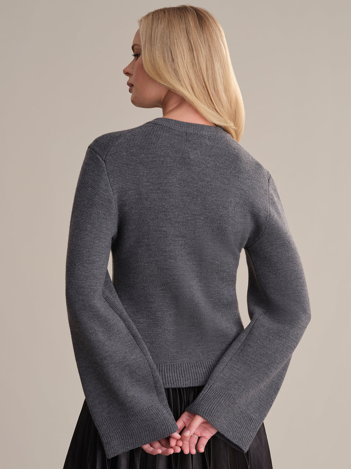 Premium Wool Cardigan for Women - Soft & Warm Winter Knit Sweater - Cozy Office & Casual Outfit Essential
