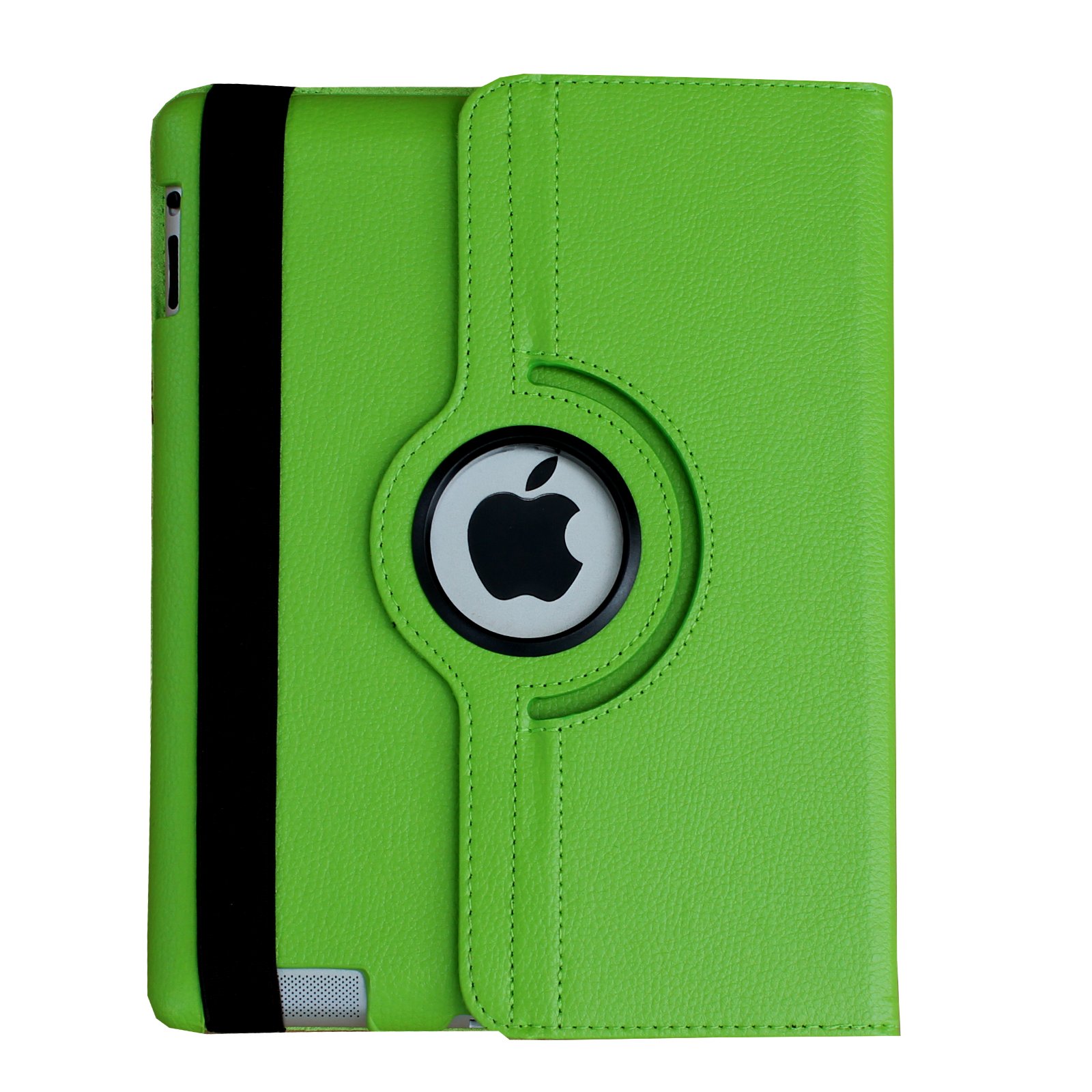 Rotating Magnetic Smart Cover Case for iPad Air 1 (2013 Model A1474/A1475/A1476) - Auto Wake/Sleep Function, Light Green - Perfect for Work, Study & Travel Protection